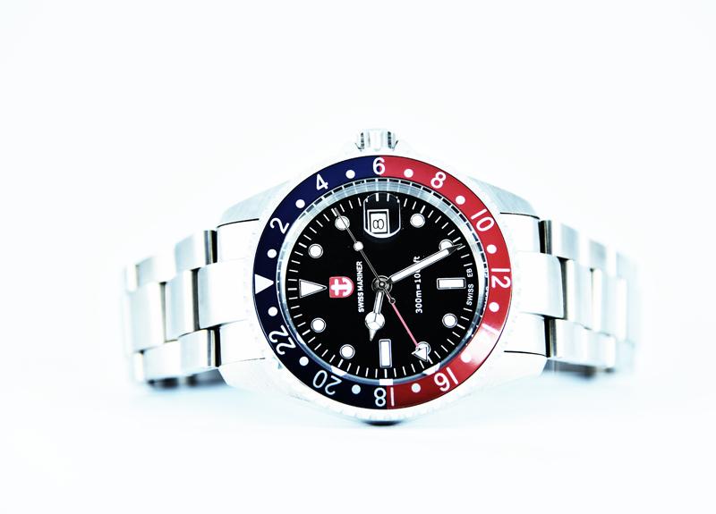 Swiss Mariner GMT Series Men's Watch SG8295R09A-SSRUBK - Diligence1International