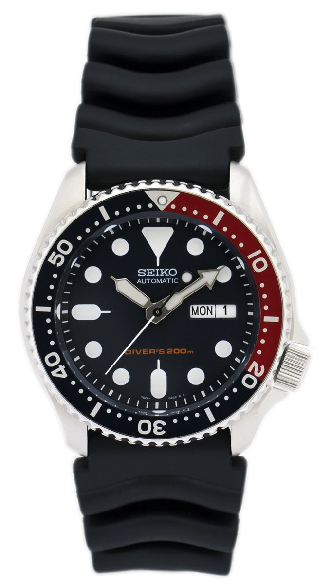 Seiko Pepsi SKX Diver's 200M Men's Rubber+Engineer Type II 316L S/S Strap Watch SKX009K1 - Diligence1International