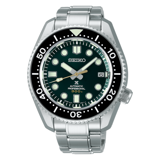 Seiko 1968 Marinemaster 140th Anniv LE Island Green 300M Men's Diver's Watch SLA047J1