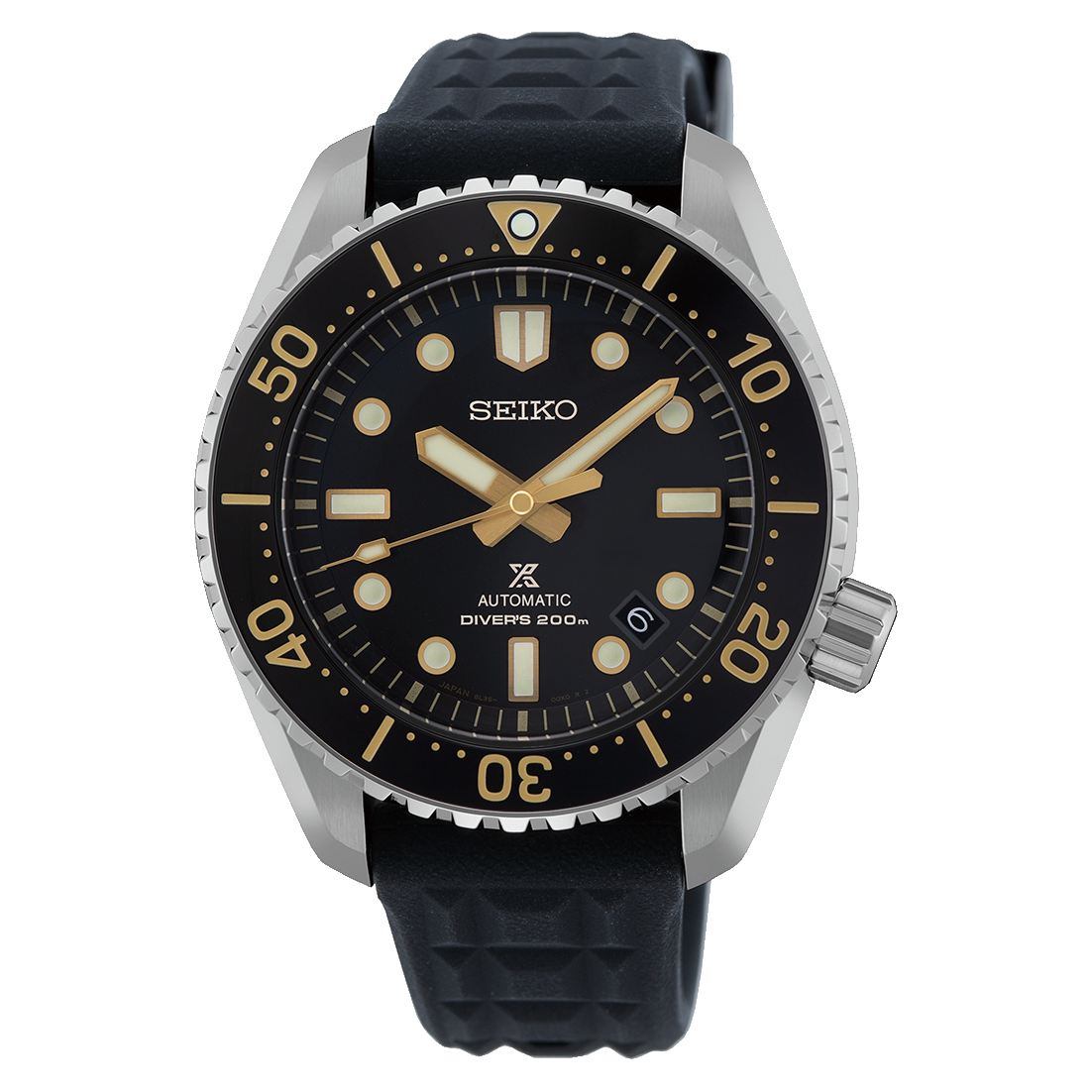 Seiko Prospex Limited Edition Vintage Black 1968 Marinemaster Watch SLA057J1