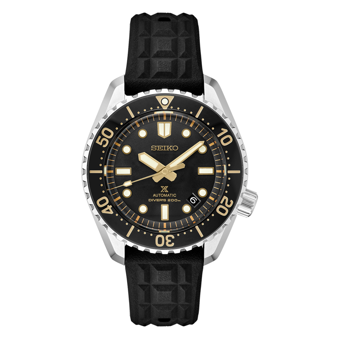 Seiko Prospex Limited Edition Vintage Black 1968 Marinemaster Watch SLA057J1
