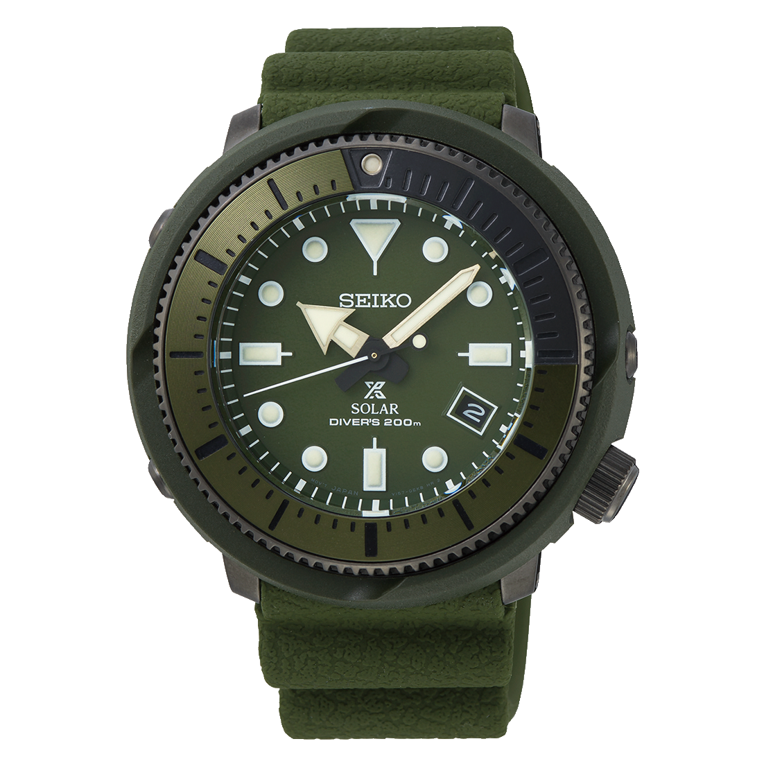Seiko Street Series Solar Tuna Green Prospex Diver's Men's Watch SNE535P1 - Diligence1International