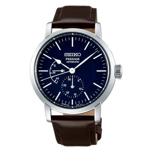 Seiko Presage Mens Watch w/ Pow. Res. Indicator Riki Enamel Collection Blue SPB163J1 - Diligence1International