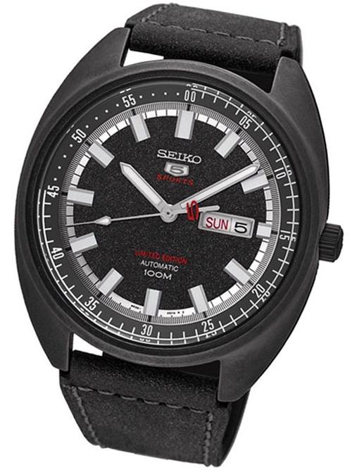 Seiko 5 Sports Black Dial Limited Edition Helmet Turtle Automatic Men's Watch SRPB73K1 - Diligence1International