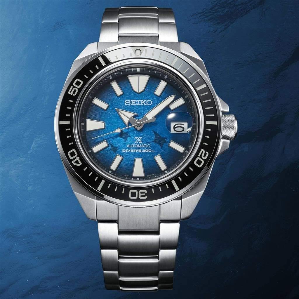 Seiko SE Save the Ocean Manta Ray King Samurai Diver's Men's Watch SRPE33K1 - Diligence1International