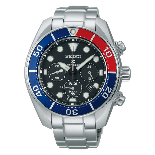 Seiko Prospex Special Edition PADI Sumo 3rd GEN Men's Chrono Stainless Steel Watch SSC795J1 - Diligence1International