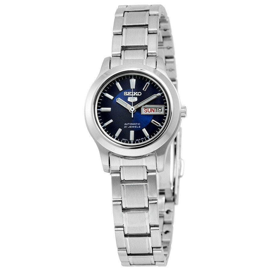 Seiko 5 Classic Ladies Size Blue Dial Stainless Steel Strap Watch SYMD93K1 - Diligence1International