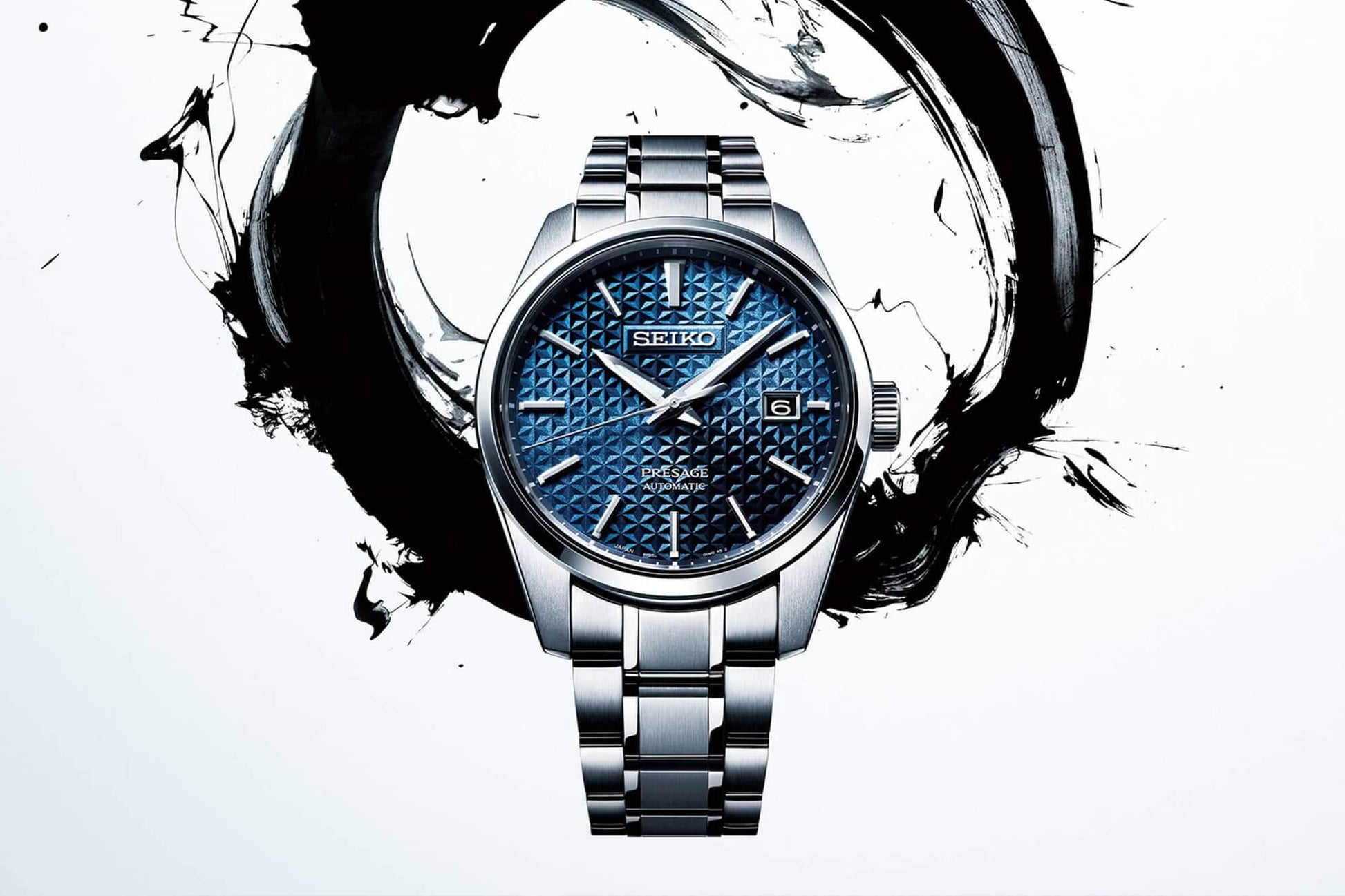 Seiko JAPAN Made Presage Sharp Edged Series Aitetsu Blue Men's Stainless Steel Watch SPB167J1 - Diligence1International
