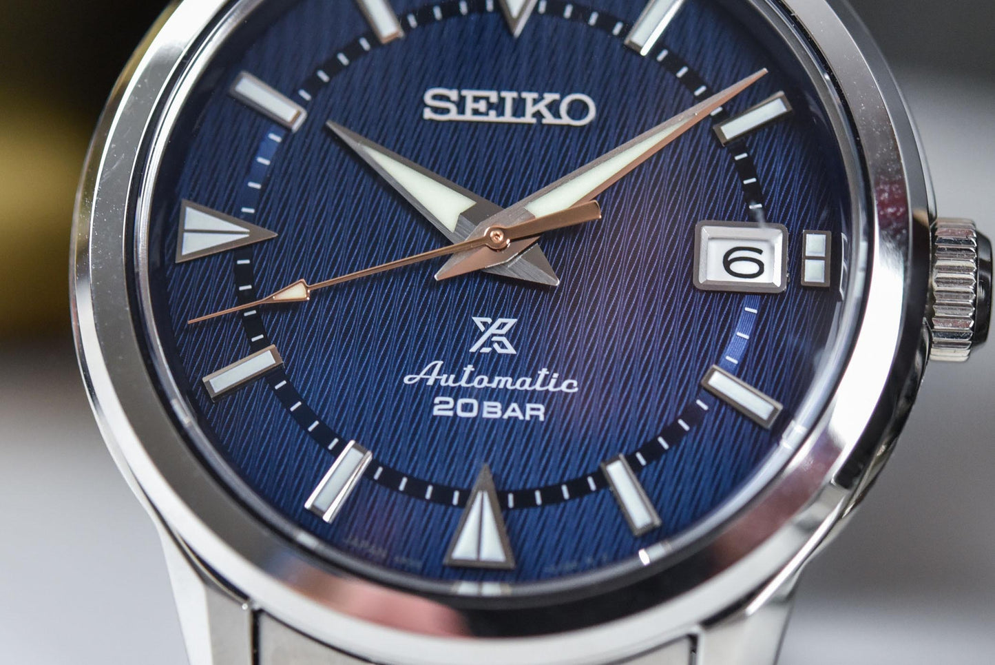 Seiko Japan Made Prospex 1959 Baby Alpinist Blue Men's Stainless Watch SPB249J1