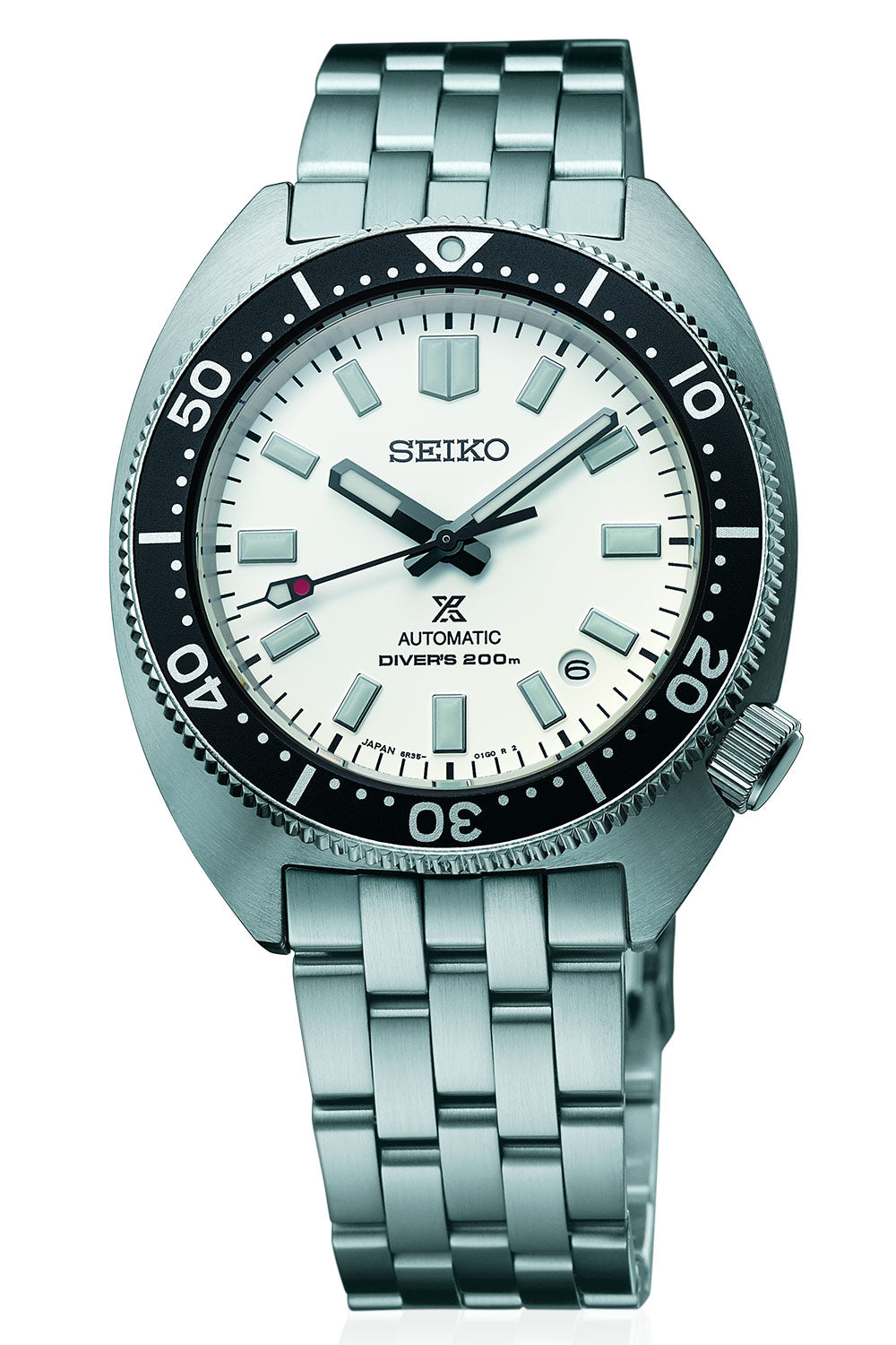 Seiko Prospex 1968 Heritage Slim Turtle Reinterpretation White 200M Stainless Steel Watch SPB313J1