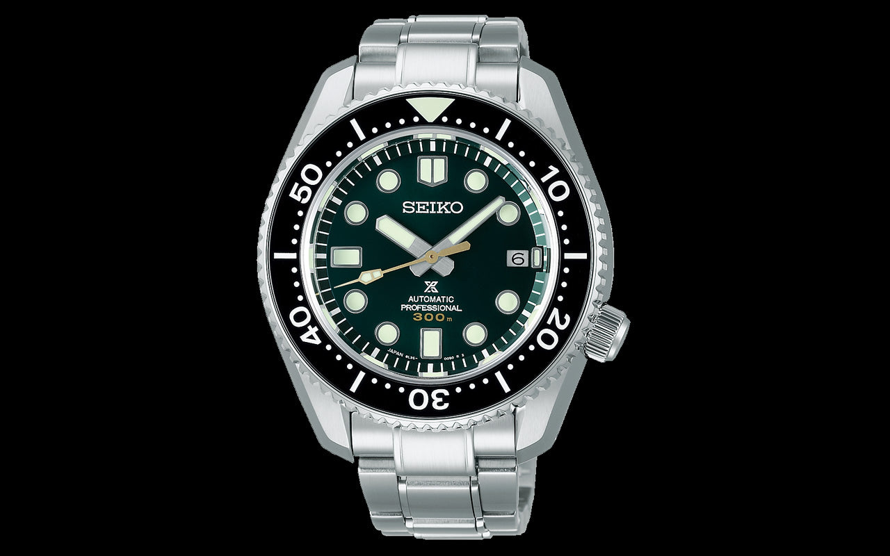 Seiko 1968 Marinemaster 140th Anniv LE Island Green 300M Men's Diver's Watch SLA047J1
