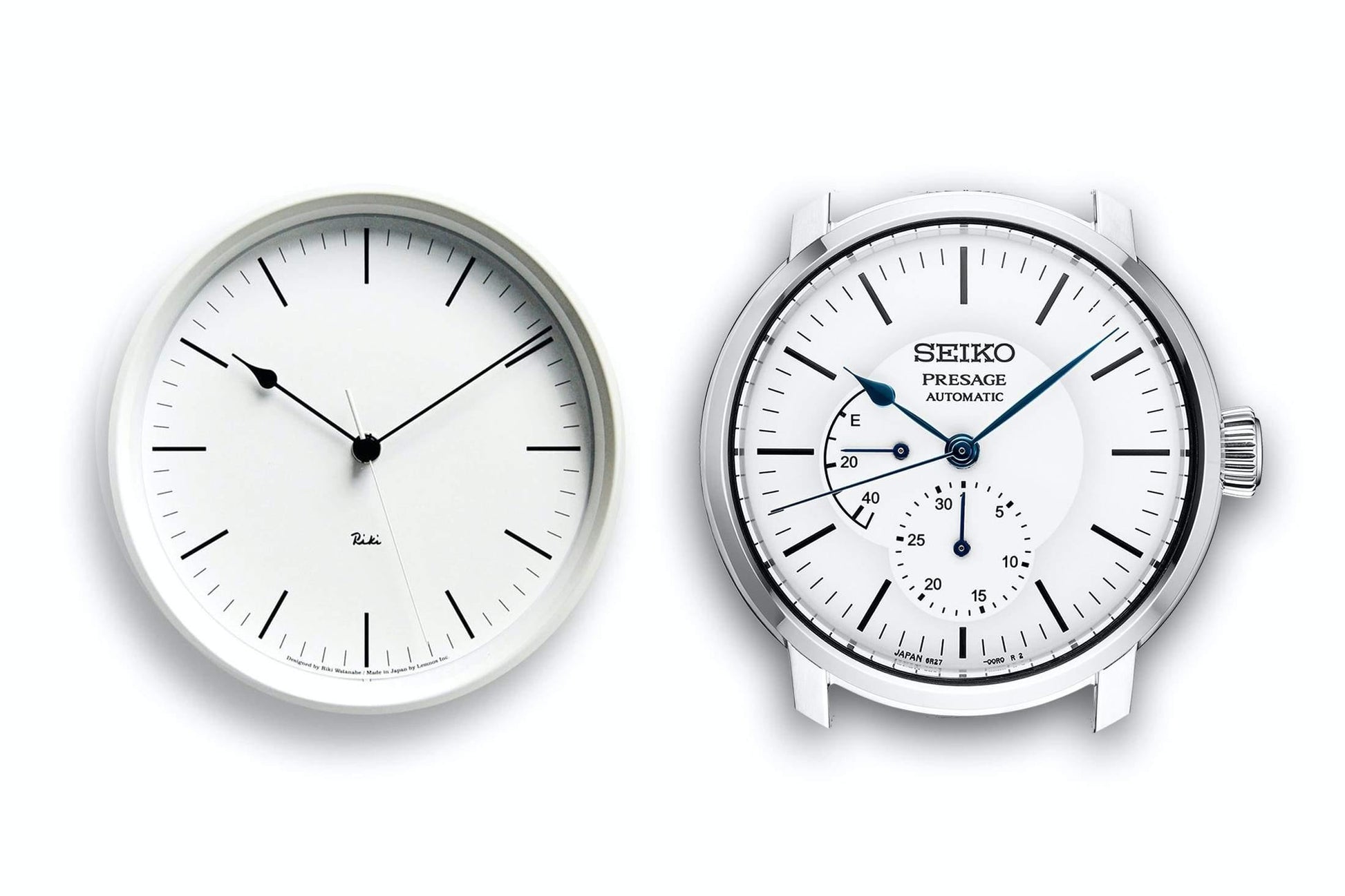 Seiko Presage Mens Watch w/ Pow. Res. Indicator Riki Enamel Collection White SPB161J1 - Diligence1International