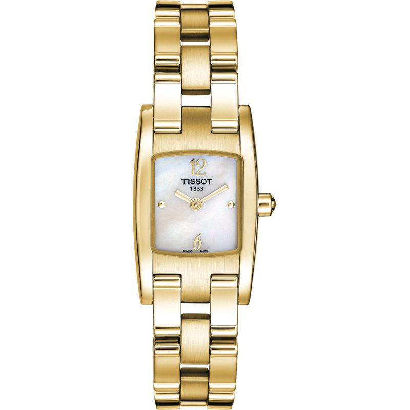 Tissot Swiss Made T-Lady T3 Ladies' MOP Gold Plated Watch T0421093311700 - Diligence1International