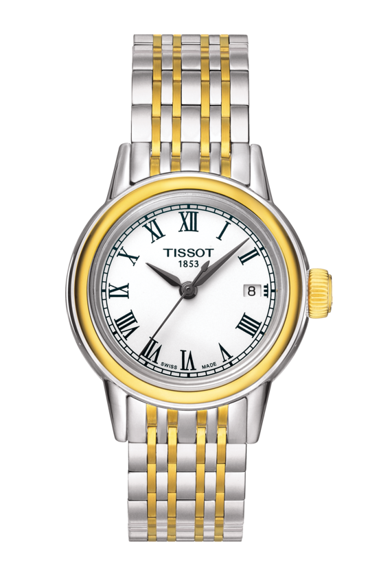 Tissot Swiss Made T-Classic Carson 2 Tone Gold Plated Ladies' Watch T0852102201300 - Diligence1International