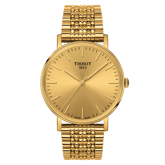 Tissot Swiss Made T-Classic Everytime All Gold Plated Men's Watch T1094103302100 - Diligence1International