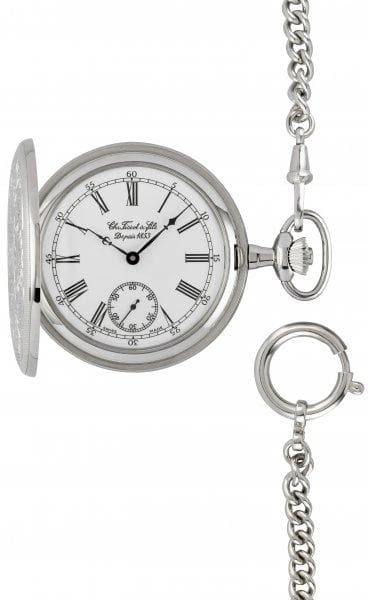 Tissot Swiss Made T Pocket Savonnette Mechanical White Dial Pocket