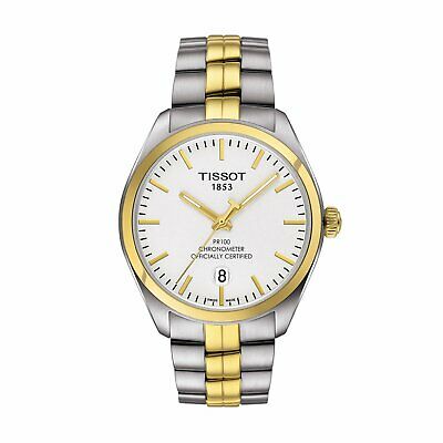 Tissot Swiss Made T Classic PR100 Chronometer 2 Tone Gold Plated