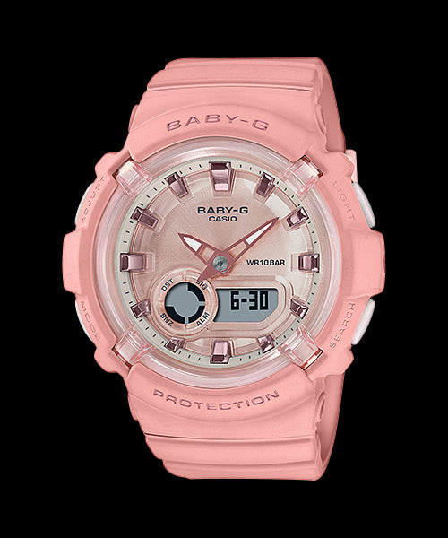 Casio Baby-G Standard Anadigi All Pink Watch BGA280-4ADR