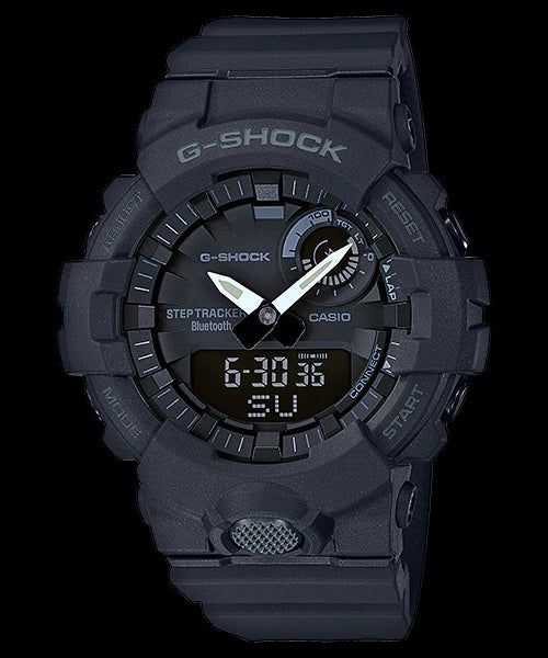 Casio G-Shock G’Squad Mobile Link Bluetooth Anadigi Black Watch GBA800-1ADR
