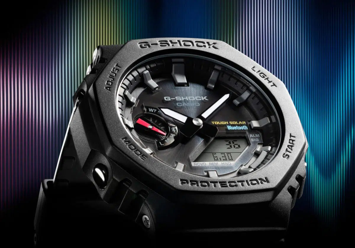 Casio G-Shock Tough Solar Bluetooth Black AP CasiOak Watch GAB2100-1ADR