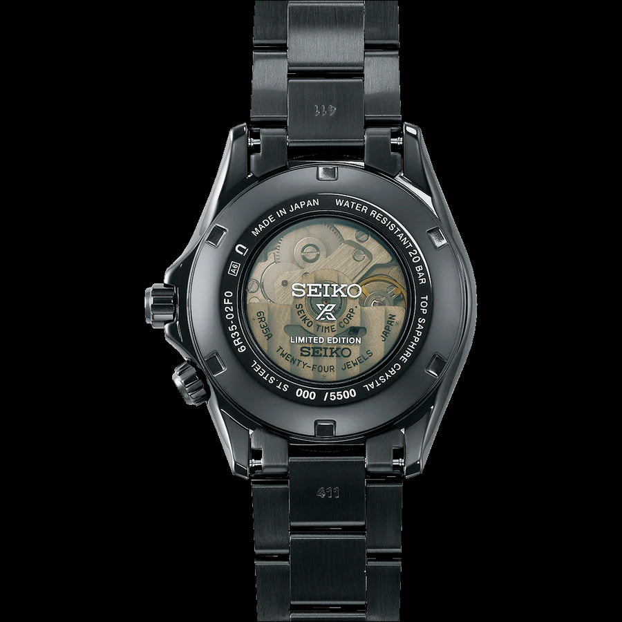 Seiko Prospex LE Alpinist Black Series Night Vision Men's Stainless Watch SPB337J1