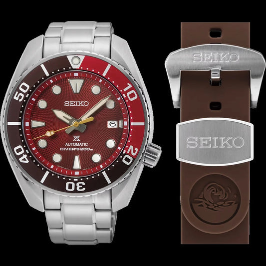 Seiko Prospex King Sumo Red Eagle PH Limited Edition Men's Stainless Steel Watch SPB345J1