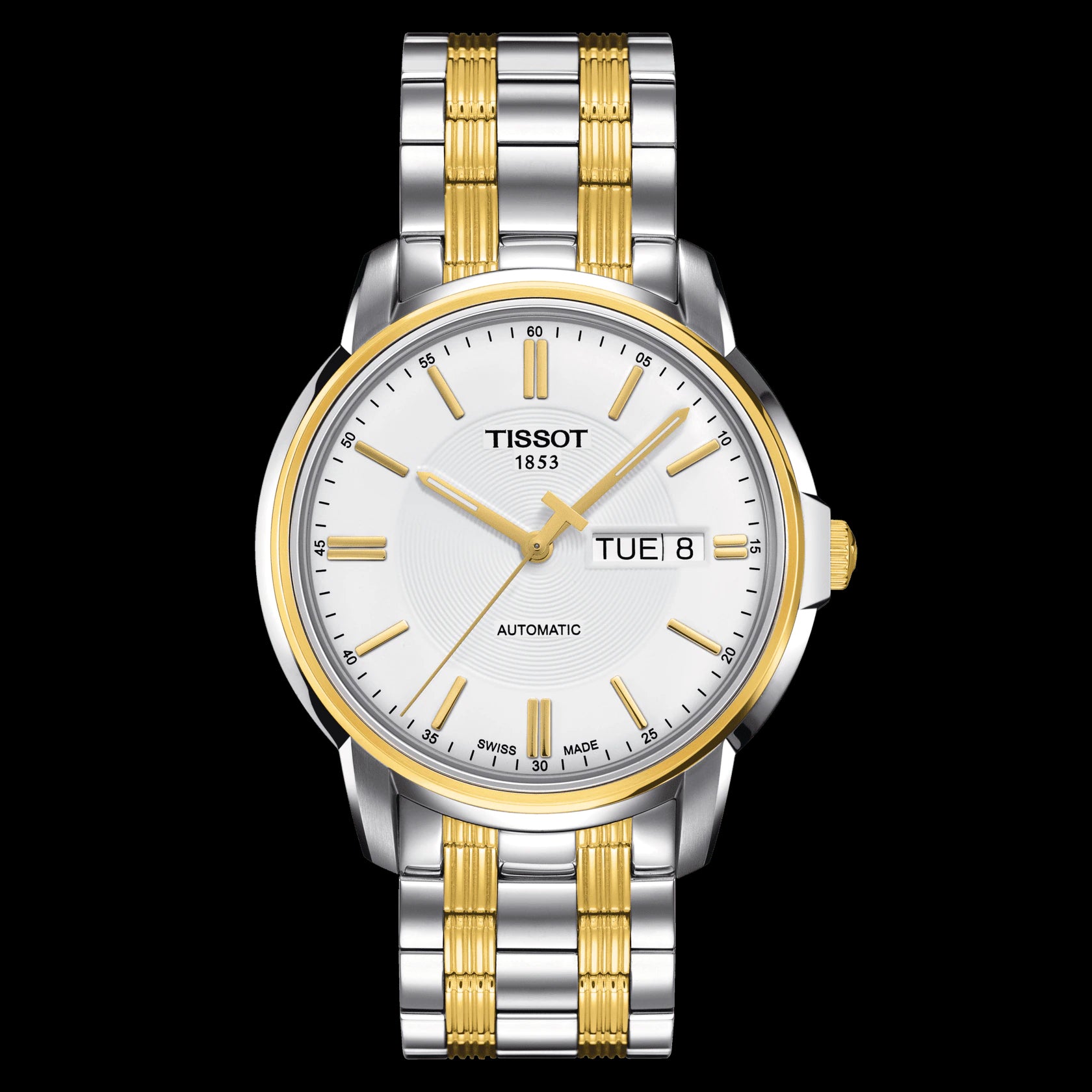 Tissot automatic mens gold clearance tone in carribbean stores