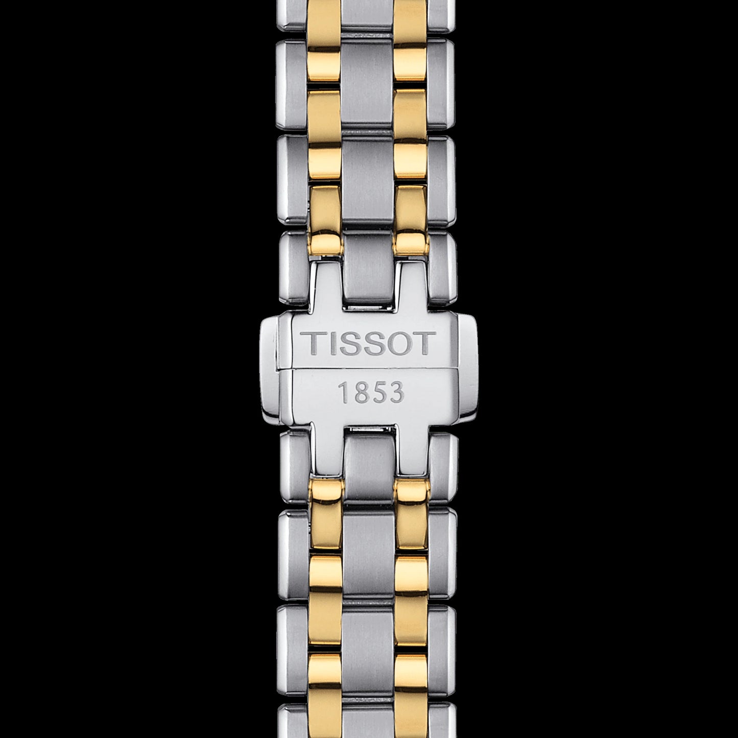 Tissot Swiss Made T-Classic Small Lady 2 Tone Gold Plated Stainless Steel Ladies' Watch T0720102203800