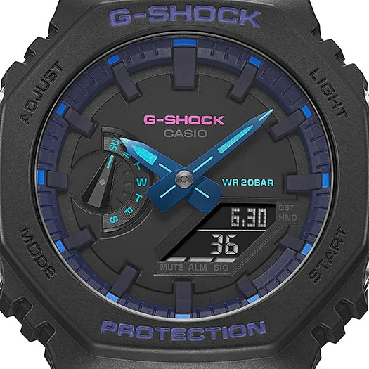 Casio G-Shock Carbon Core Guard Virtual Reality AP CasiOak Watch GA2100VB-1ADR
