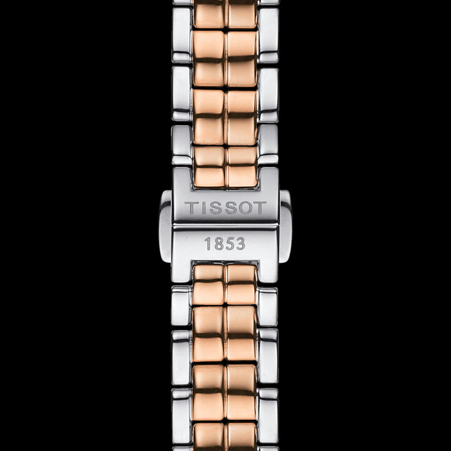 Tissot Swiss Made T-Lady Flamingo MOP 2 Tone Rose Gold Plated Ladies' Watch T0942102211100 - Diligence1International