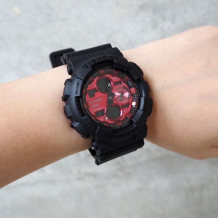 Casio G-Shock Special Color Adrenaline Black x Red Dial x Grey Accents Watch Last Dance GA140AR-1ADR - Diligence1International
