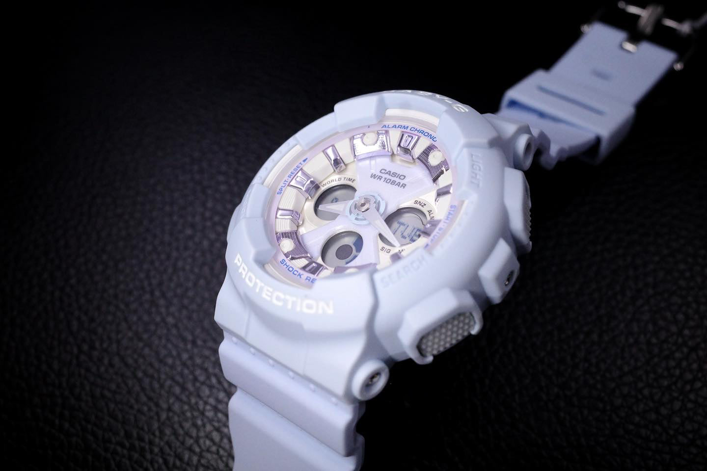 Casio Baby-G Anadigi Icey Pastel Blue Watch BA130WP-2ADR