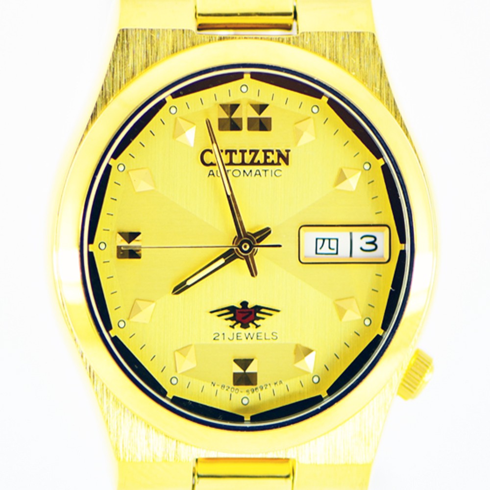 Citizen Classic Automatic Men's Gold Stainless Strap Watch NH3742-56P