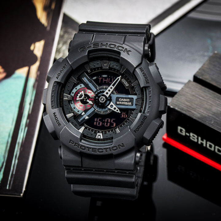 Casio G-Shock Black Stealth Series Analog-Digital Black Watch GA110MB-1ADR - Diligence1International