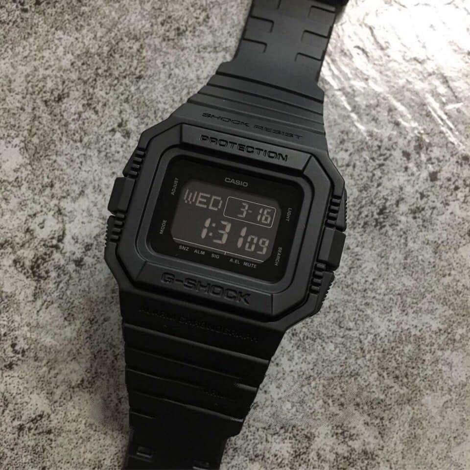 Casio G-Shock Black Stealth Series Digital Basic Color ALL Black Watch DWD5500BB-1DR - Diligence1International