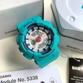 Casio Baby-G BA-110 Series Sporty Sneaker Color Teal Semigloss Watch BA110SN-3ADR - Diligence1International