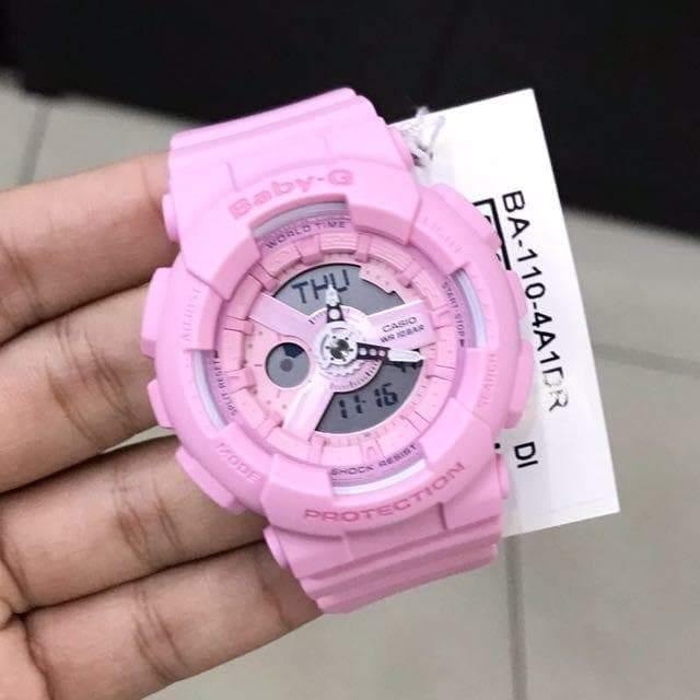 Casio Baby-G BA110 Series Standard Analog-Digital Pink Watch BA110-4A1DR