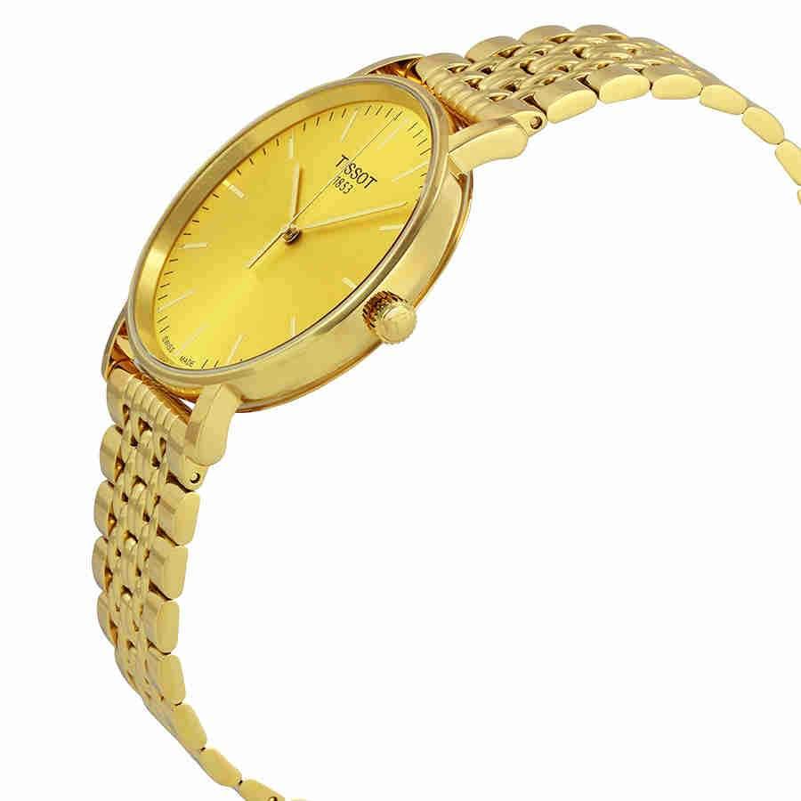 Tissot Swiss Made T-Classic Everytime All Gold Plated Men's Watch T1094103302100 - Diligence1International