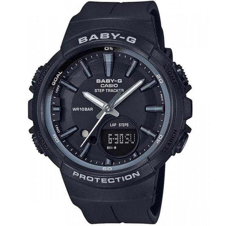 Casio Baby-G BGS Step Tracker Analog-Digital Black Watch BGS100SC-1ADR - Diligence1International