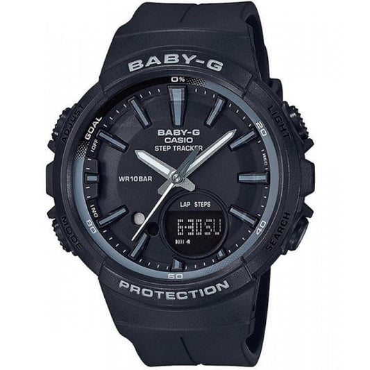 Casio Baby-G BGS Step Tracker Analog-Digital Black Watch BGS100SC-1ADR - Diligence1International