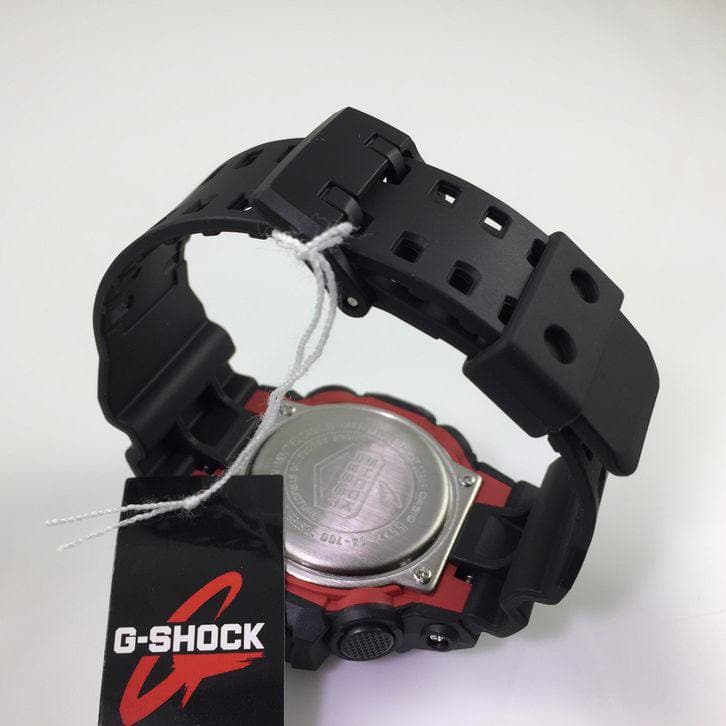 Casio G-Shock Standard Analog-Digital Black x Red x Grey Accents Last Dance Watch GA700-1BDR - Diligence1International