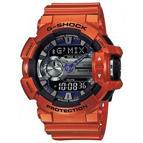 Casio G-Shock G'MIX Mobile Link Bluetooth Anadigi Metallic Orange