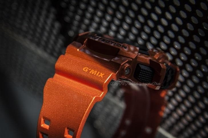 Casio G-Shock G’MIX Mobile Link Bluetooth Anadigi Metallic Orange Watch GBA400-4BDR - Diligence1International