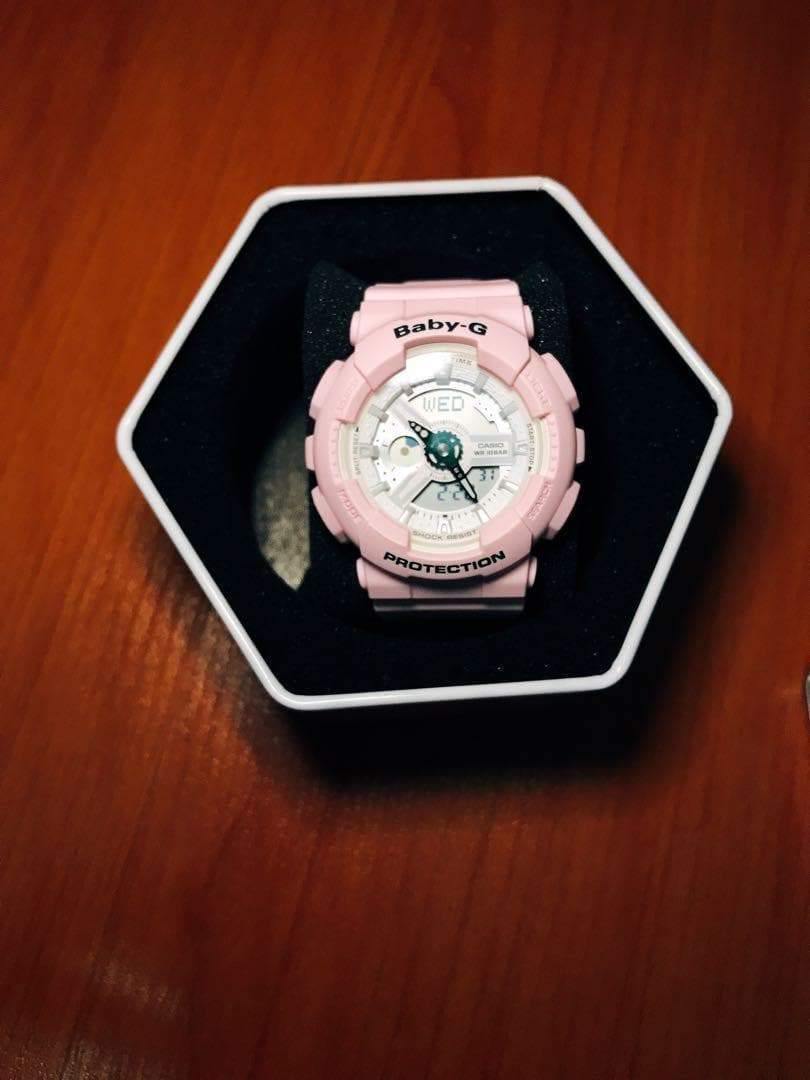Casio Baby-G BA-110 New Beach Color Series Analog-Digital Pastel Pink Watch BA110BE-4ADR - Diligence1International