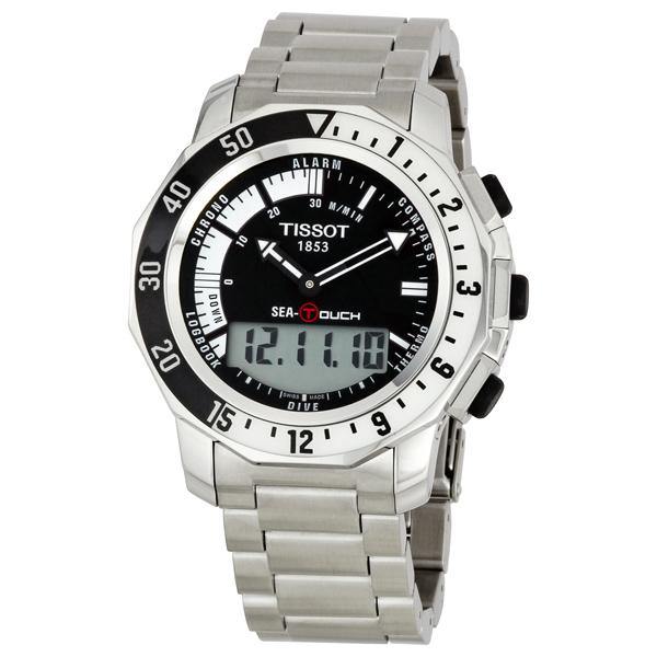 Tissot Swiss Made Sea Touch Anadigi Men s Stainless Steel Watch