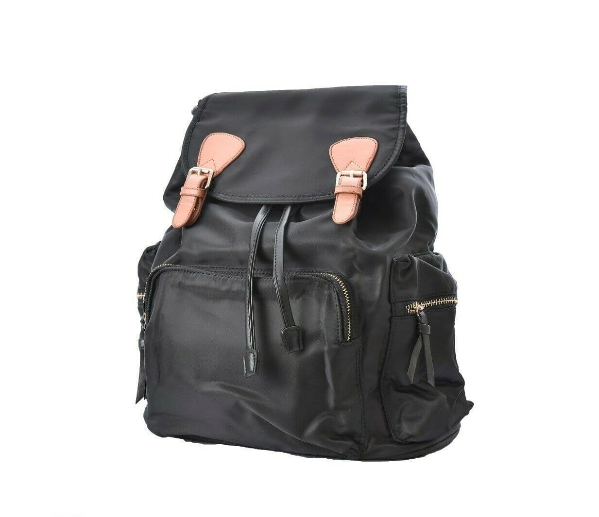 Kuru Kuru クールクール Discovery Backpack Bag Black Nylon D-81022