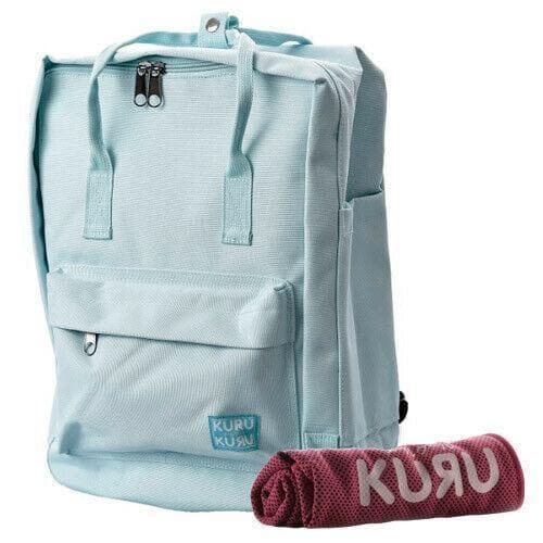 Kuru Kuru クールクール Travel Light Classic Backpack Bag + Free P399 Magic Cooling Towel