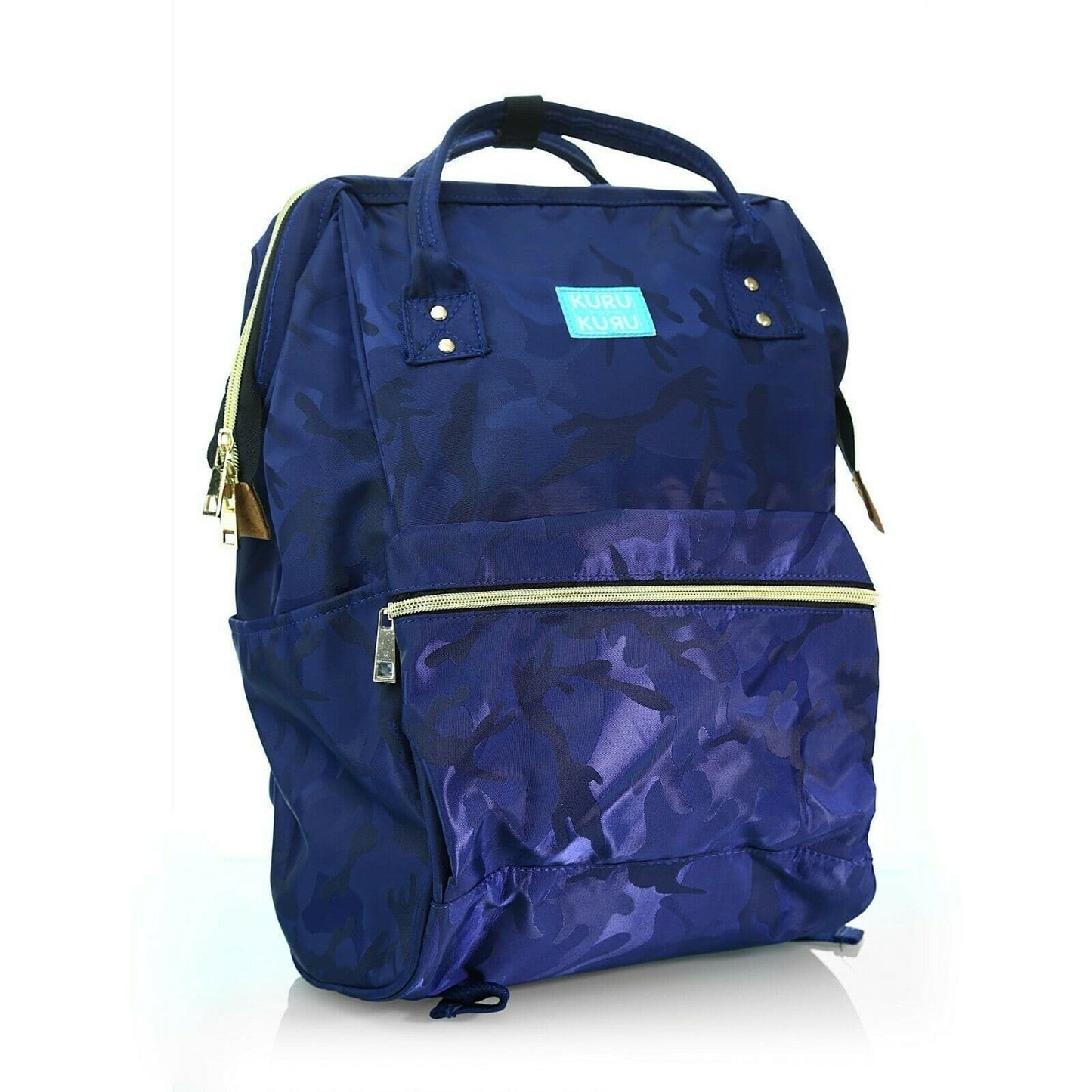 Kuru Kuru クールクール Vitality Backpack Bag Camo Blue Twill VL-81098