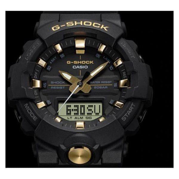 Casio G-Shock Analog-Digital Black x Gold Accents Watch GA810B-1A9DR - Diligence1International