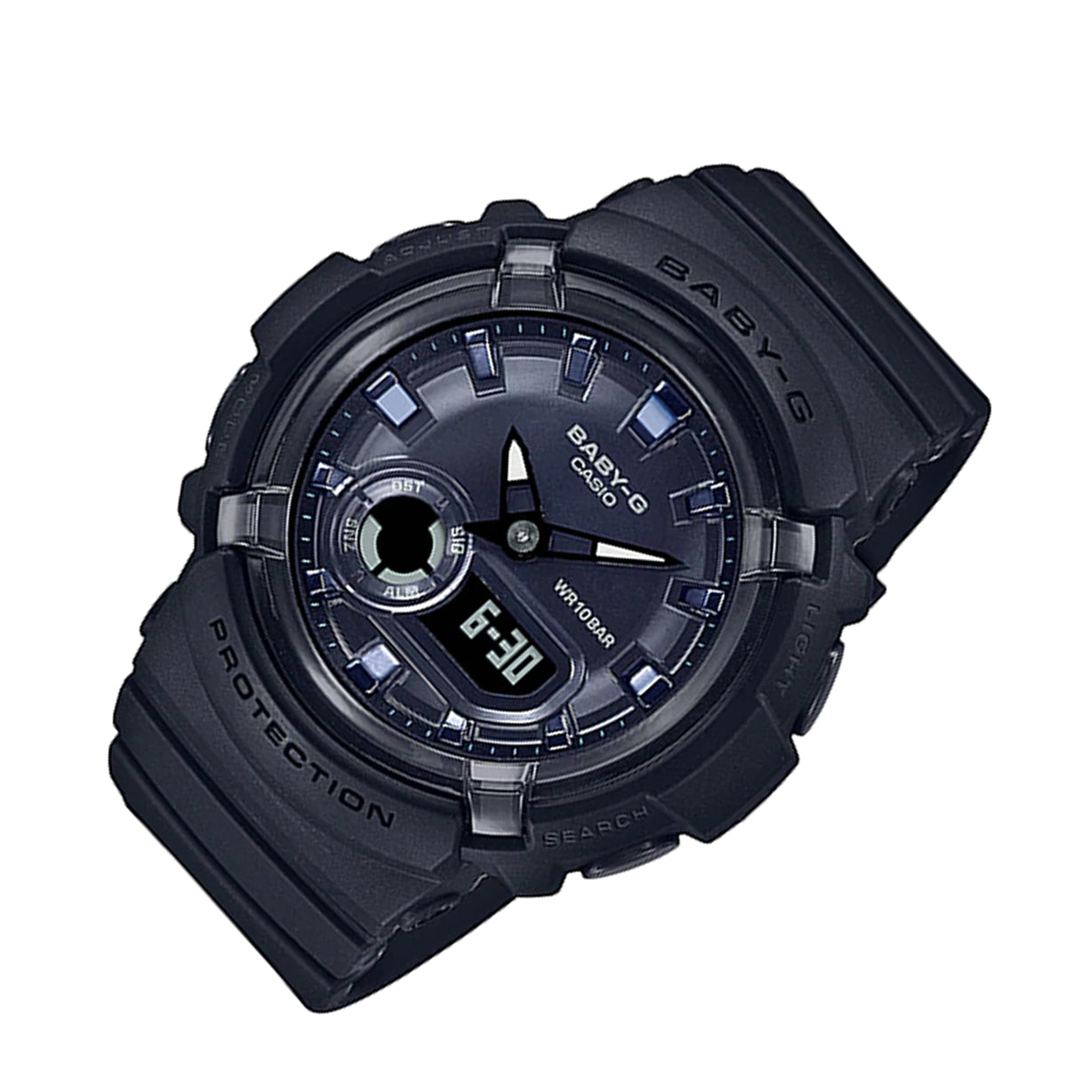Casio Baby-G Standard Anadigi All Black Stealth Series Watch BGA-280-1ADR